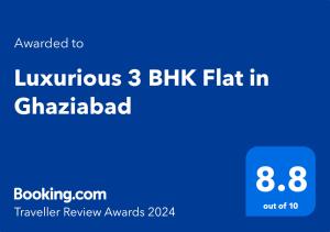 Luxurious 3 BHK Flat in Ghaziabad