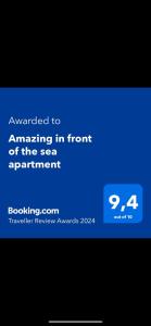 Amazing in front of the sea apartment