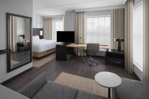 King Corner Studio Suite, with Sofa bed room in Residence Inn By Marriott Jacksonville-Mayo Clinic Area