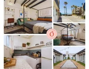 Hermosa Hot Spot Luxe Queen Studio at The Beach Free Parking - 贺茂沙海滩