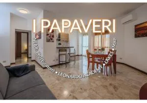 I Papaveri - City center Flat - Leonardo Accademy - MXP - Lakes - Lisanza