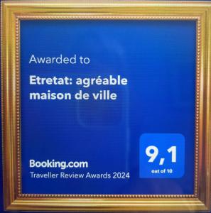 Etretat: agréable maison de ville