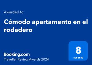 Cómodo apartamento en el rodadero