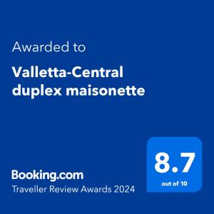 Valletta-Central duplex maisonette