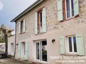 Gîte de charme avec spa, sauna et jardin privatif à Montbrison - FR-1-496-309 - Essertines-en-Châtelneuf