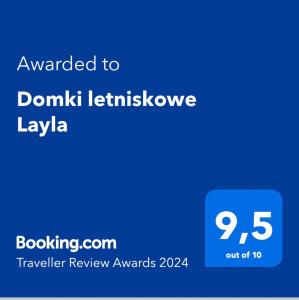 Domki letniskowe Layla