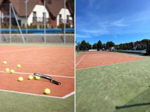 Apartament Łajba Łeba z basenem i kortem tenisowym