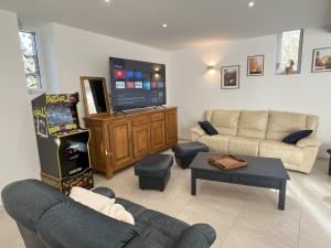 Maisons de vacances Les gites de La Pellerie - 2 piscines & spa Jacuzzi - Touraine - 3 gites - familial, calme, campagne : photos des chambres