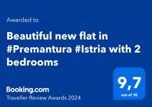 Beautiful new flat in #Premantura #Istria with 2 bedrooms 