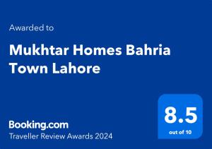One-Bedroom Apartment room in Mukhtar Homes Bahria Town Lahore