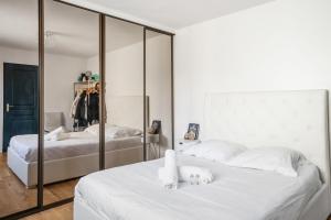 Maisons de vacances Large modern new house in Bagnolet - Welkeys : photos des chambres