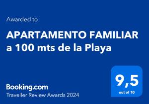 APARTAMENTO FAMILIAR a 100 mts de la Playa Reformado 2025 con WIFI