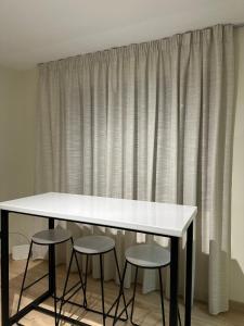 White apartment, in the center of Tirana