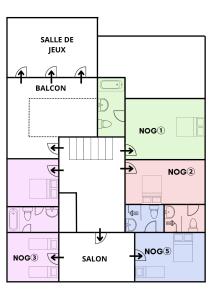B&B / Chambres d'hotes Nogapatio - Maison d'Hotes - BnB : photos des chambres