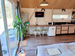 Modern Sauna Cabin in Horse Ranch