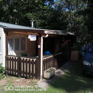 Campings Charmant Mobil home style chalet : photos des chambres