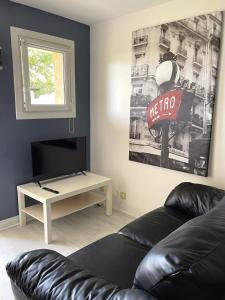 Studio cosy indépendant avec Jardin à Osny proche Cergy pontoise