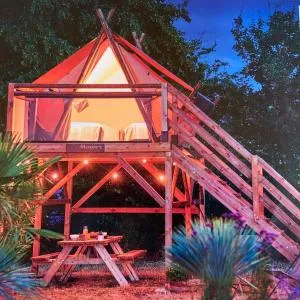 TENTE AU PLUS PROCHE DES ÂNES - 布雷叙尔