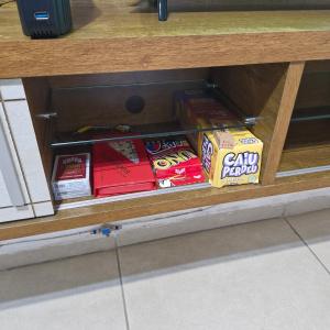 SALA LIVING NA QUADRA DA PRAIA