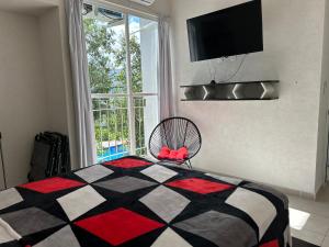 Departamento 2 habitaciones alberca Luna by Eita