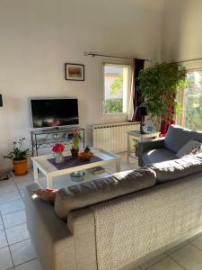 Maison paisible et climatisée proche de Montpellier, mer et rivière Animaux acceptés