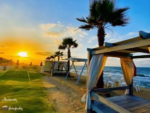 Porto Said Tourist Resort, room and hall بورتو سعيد غرفه وصاله