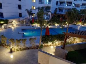 Porto Said Tourist Resort, room and hall بورتو سعيد غرفه وصاله