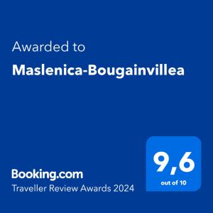 Maslenica-Bougainvillea