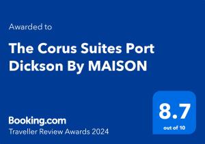 The Corus Suites Port Dickson By MAISON