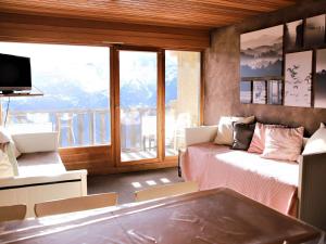 Studio cabine au pied des pistes avec balcon et ascenseur à Auris en Oisans - FR-1-297-154