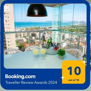 Apartamento SOL DOURADO Vista Mar Guarujá Enseada