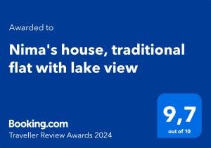 Nimas house, traditional flat with lake view