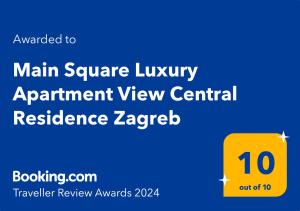 Main Square Luxury Apartment View Central Residence Zagreb 