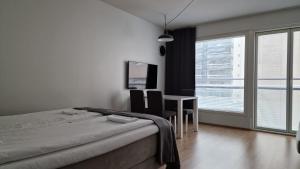 Riverside apartment with french balcony