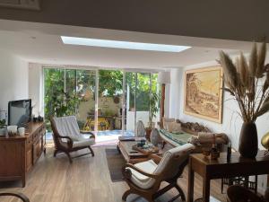 Villa quartier des fleurs 5 min Canet