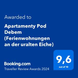 Apartamenty Pod Debem (Ferienwohnungen an der uralten Eiche)