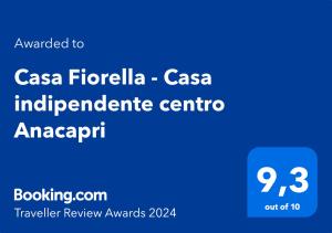 Casa Fiorella - Casa indipendente centro Anacapri
