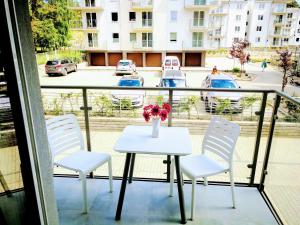 Sea Suite, 150 meters to Beach, Balcony, Parking, Lift, Leśne Tarasy