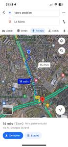 Maison 6 personnes avec parking privé (à 1km du circuit et à 270 mètres de l’arrêt tram T1-Jules Raimu)