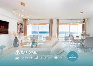 Appartements Luxueux - Terrasse vue mer - Parking prive - BO : photos des chambres