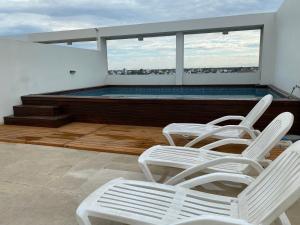 Terrazas Resort monoambiente luminoso con piscina- cochera opcional