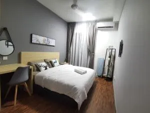 K AVENUE B09 STUDIO king BED - Kampong Tangihan