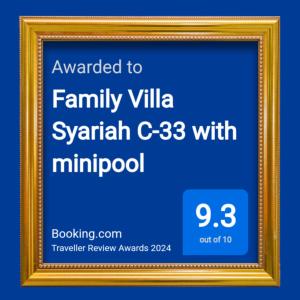 Family Villa Syariah C-33 with minipool