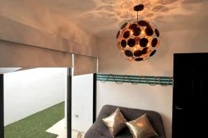 La casa del faro Azul Marino