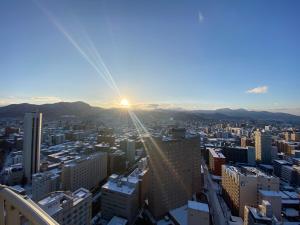 Nakajima Park stay AMS tower 32F Panoramic view of Sapporo city