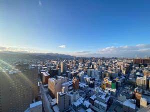 Nakajima Park stay AMS tower 32F Panoramic view of Sapporo city