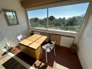 Vue mer, plage des Sablettes à pied et climatisation
