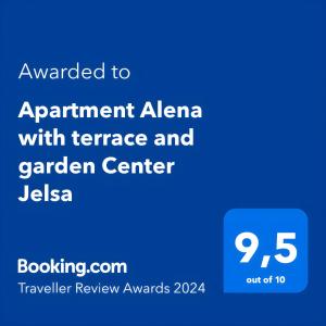 Apartment Alena with terrace and garden Center Jelsa