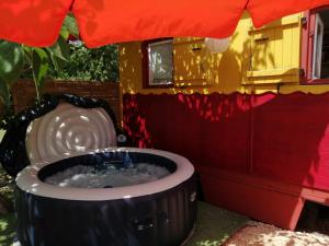 B&B / Chambres d'hotes MAS MAURANE-Roulotte avec SPA prive aux portes d'ARLES : photos des chambres