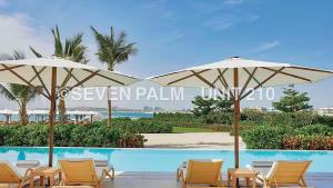 Luxus-Studio mit Private Beach in Top-Lage, Meerblick & Infinity Pool!